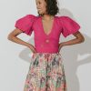 Women Cleobella Blouses | Avila Top|Magenta