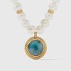 Women Julie Vos Jewelry | Astor Statement Necklace-Iridescent Peacock Blue