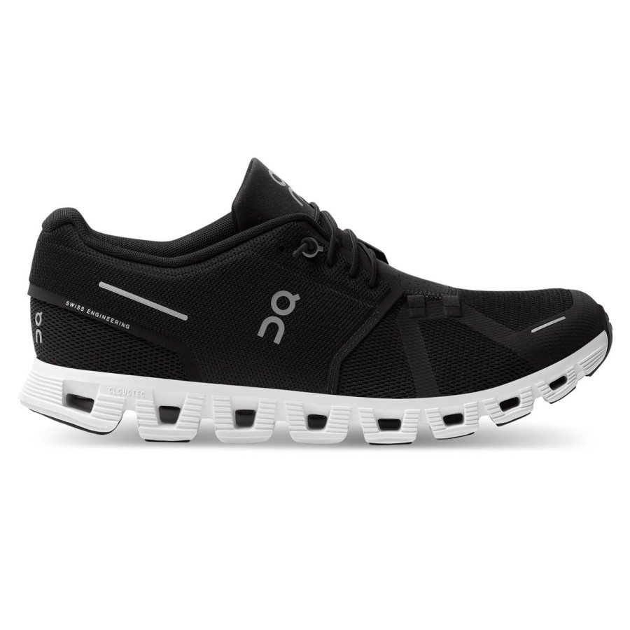 Women On Running Sneakers | Men'S Cloud 5-Black|White