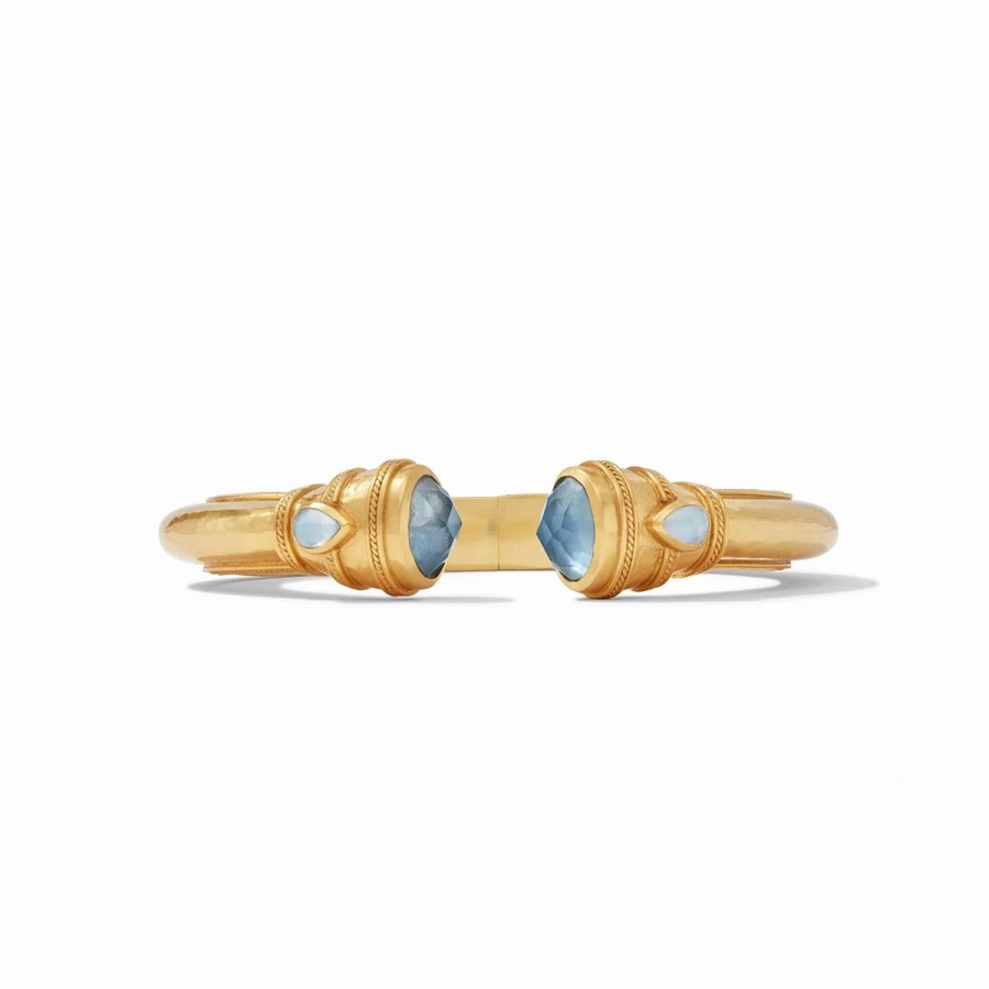 Women Julie Vos Jewelry | Cassis Demi Cuff-Chalcedony Blue