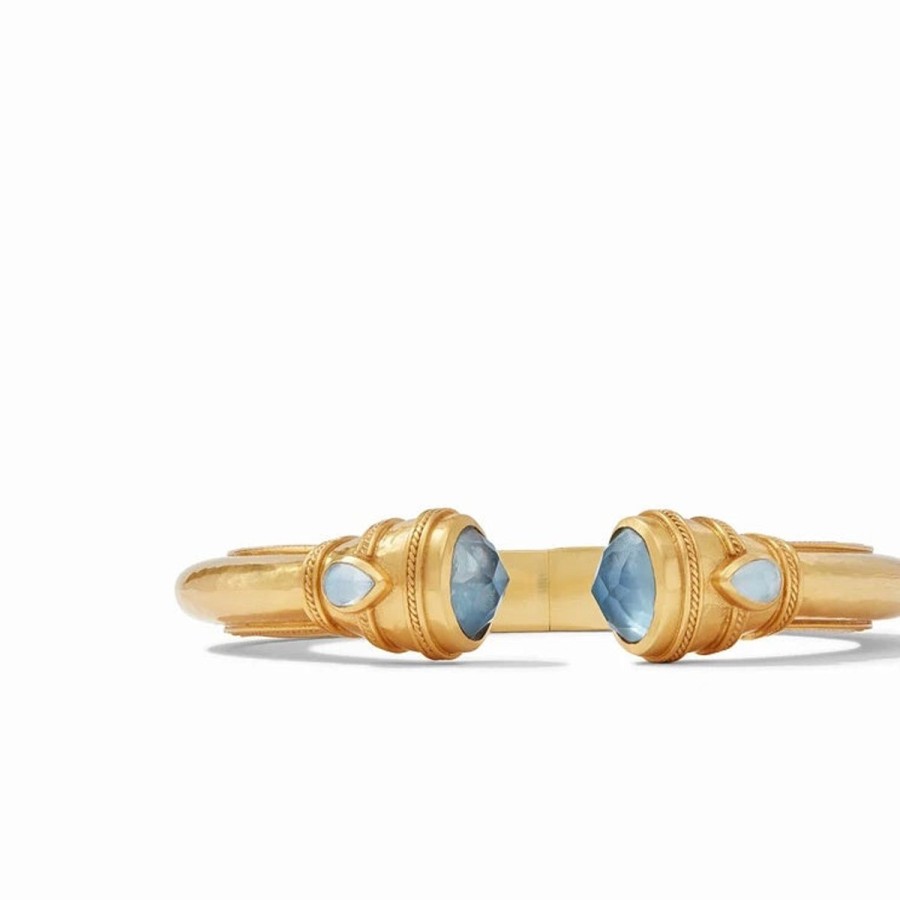 Women Julie Vos Jewelry | Cassis Demi Cuff-Chalcedony Blue