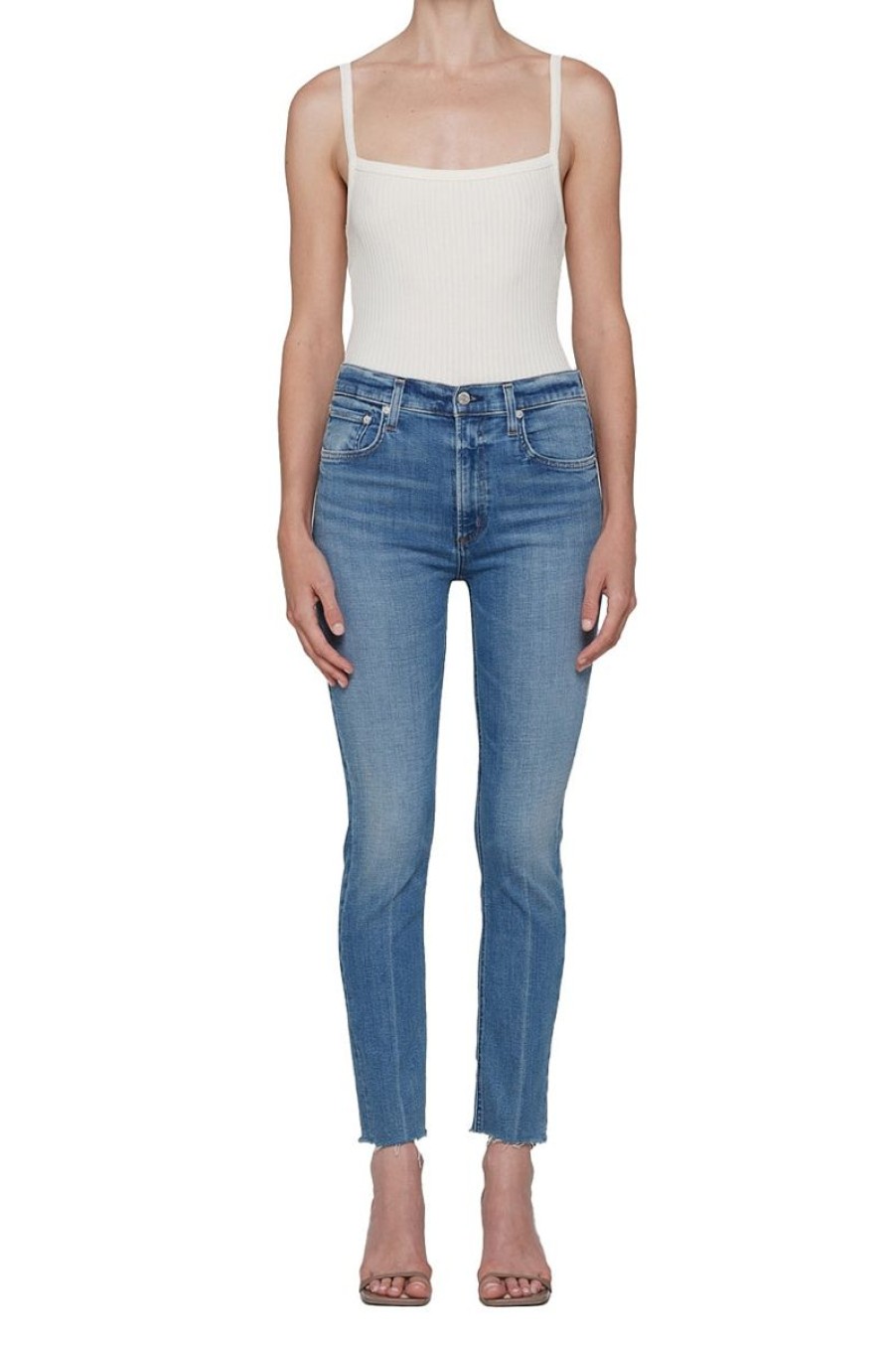 Women Citizens of Humanity Denim & Pants | Isola Straight Crop In Splendor