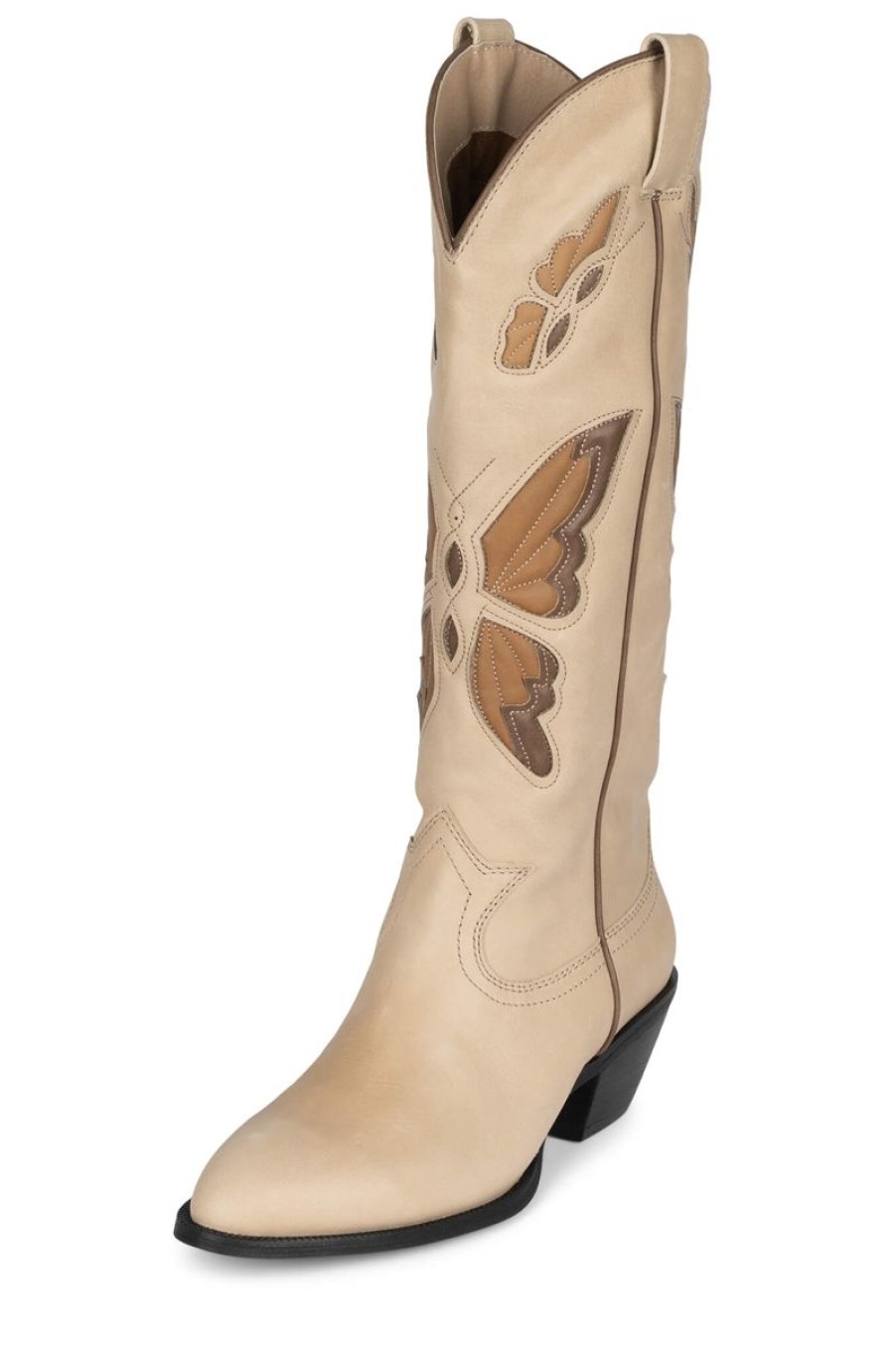 Women Jeffrey Campbell Boots | Mariposa Western Boot In Natural