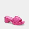 Women Dolce Vita Heels & Wedges | Goldy Sandals In Fuchsia Stella