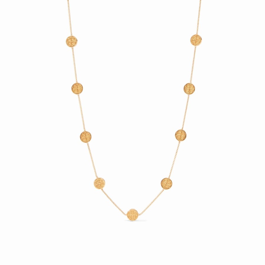 Women Julie Vos Jewelry | Valencia Delicate Station Necklace