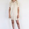 Women Never A Wallflower Dresses | Everything Dress Ivory Faux Leather