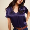 Women Nation LTD Blouses | June V-Neck Top-It'S Navy