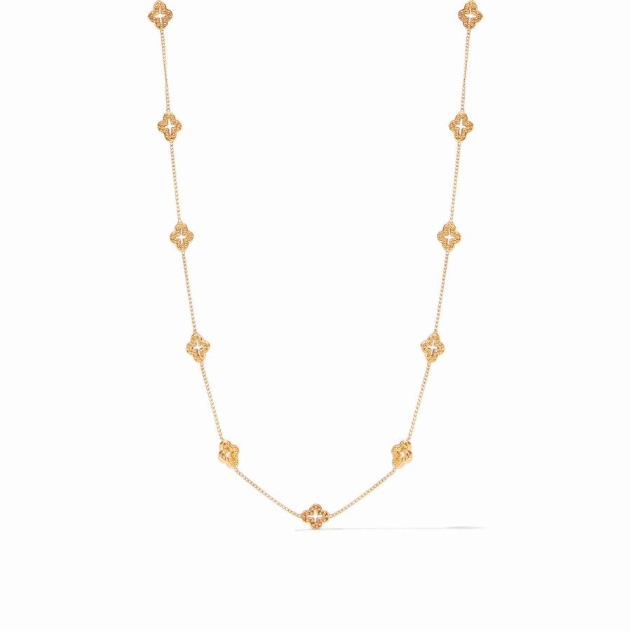 Women Julie Vos Jewelry | Florentine Demi Delicate Station Necklace