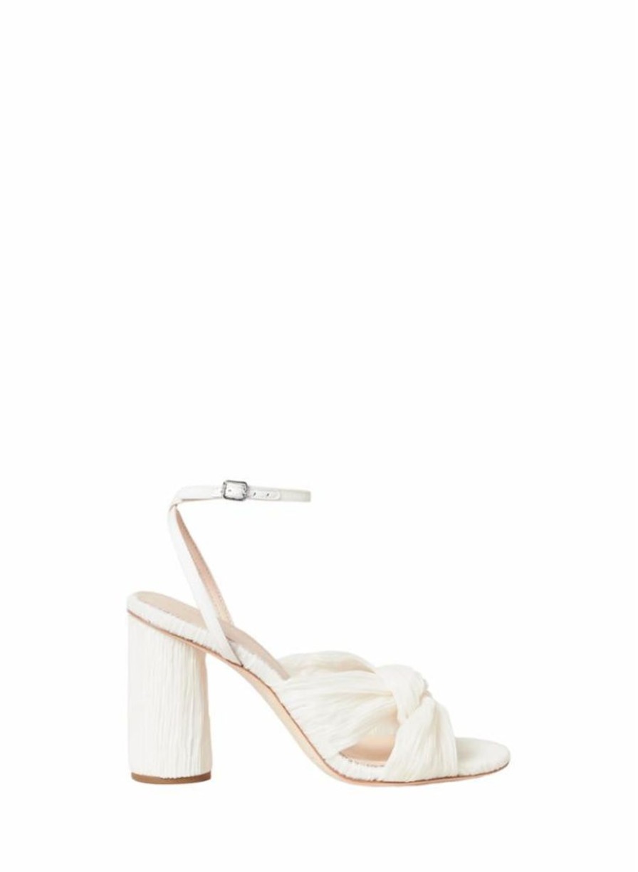 Women Loeffler Randall Heels & Wedges | Reed Pearl Pleated Twist Heel