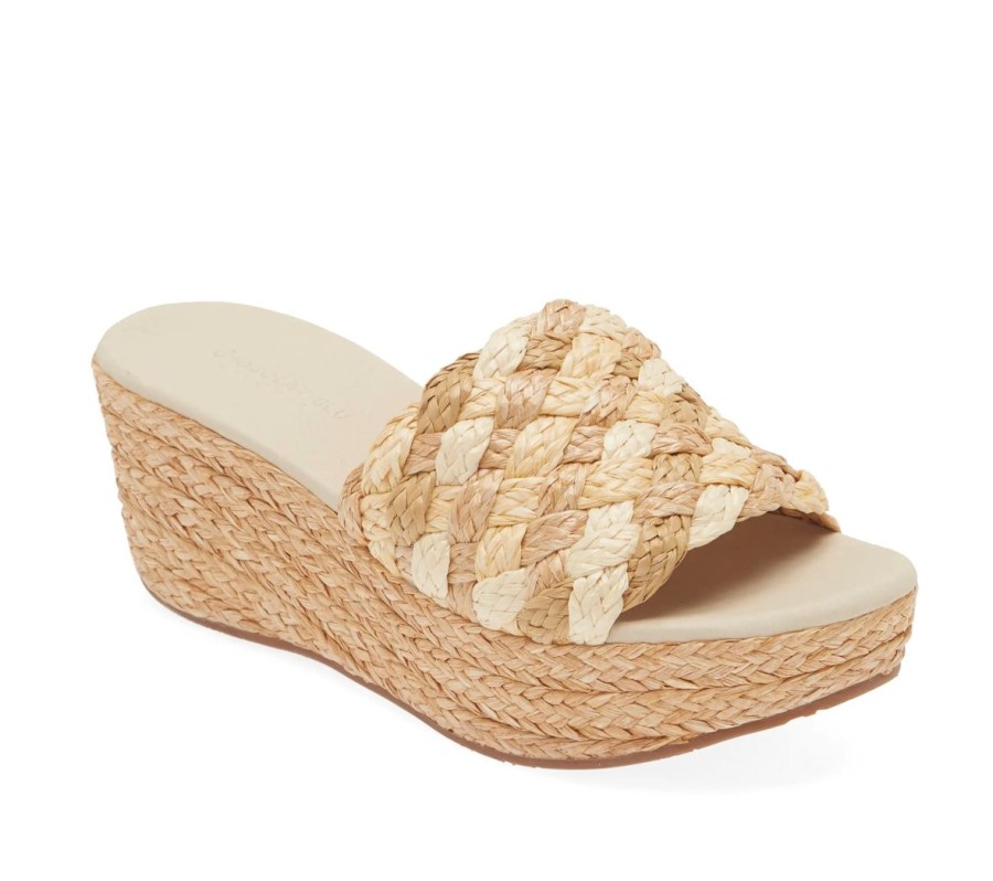 Women Chocolat Blu Heels & Wedges | Yunis-Toast Raffia