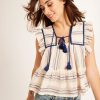 Women MILLE Blouses | Chelsea Top-O'Keefe Stripe