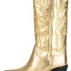 Women Jeffrey Campbell Boots | Dagget Boot In Gold