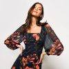 Women Hutch Dresses | Elaine Dress|Navy Floral