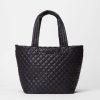 Women MZ Wallace Bags | Black Large Metro Tote Deluxe