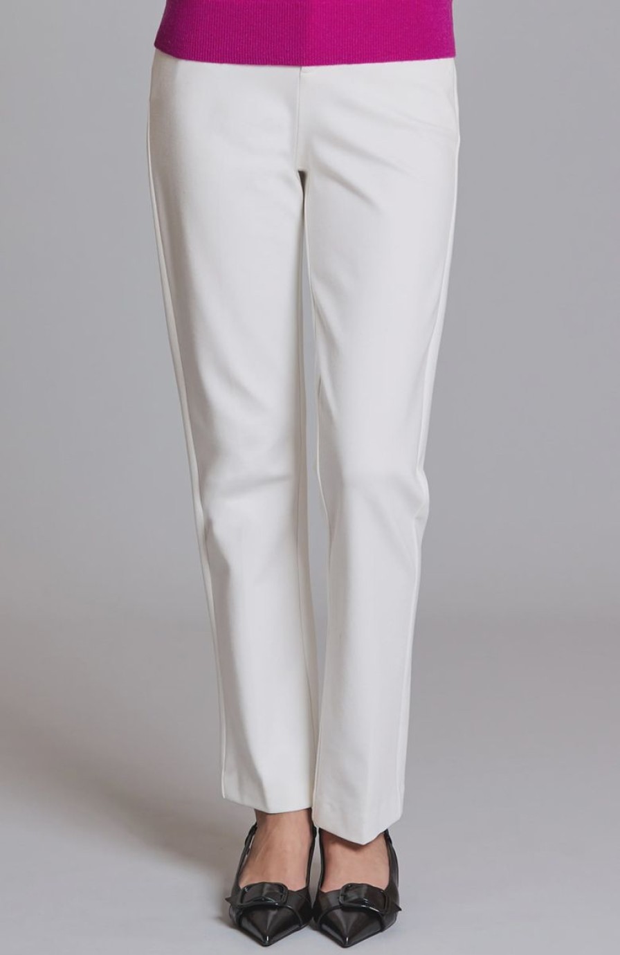 Women Tyler Boe Denim & Pants | Maddie Ponte Pant-Ivory