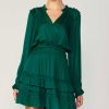 Women Current Air Dresses | Autumn Ruffled Mini Dress