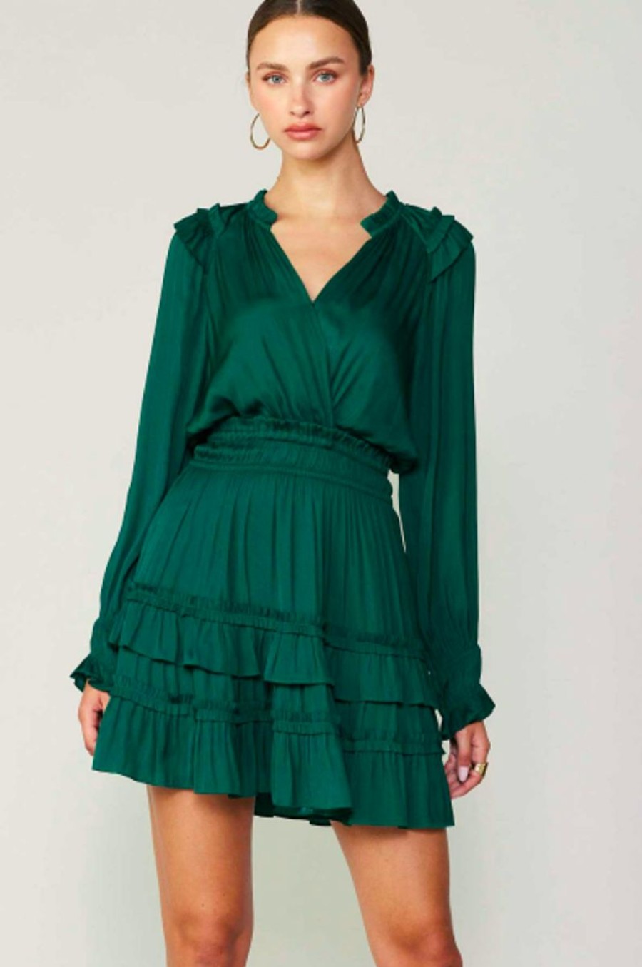 Women Current Air Dresses | Autumn Ruffled Mini Dress