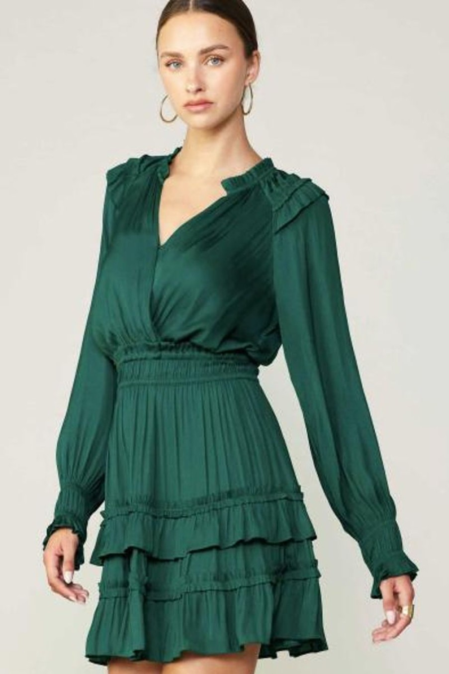 Women Current Air Dresses | Autumn Ruffled Mini Dress