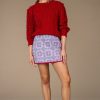 Women Olivia James the Label Skirts | Tess Quilted Mini Skirt