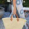 Women Emerson Fry Bags | Woven Beach Tote