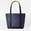 Women MZ Wallace Bags | Navy & Black Medium Empire Tote