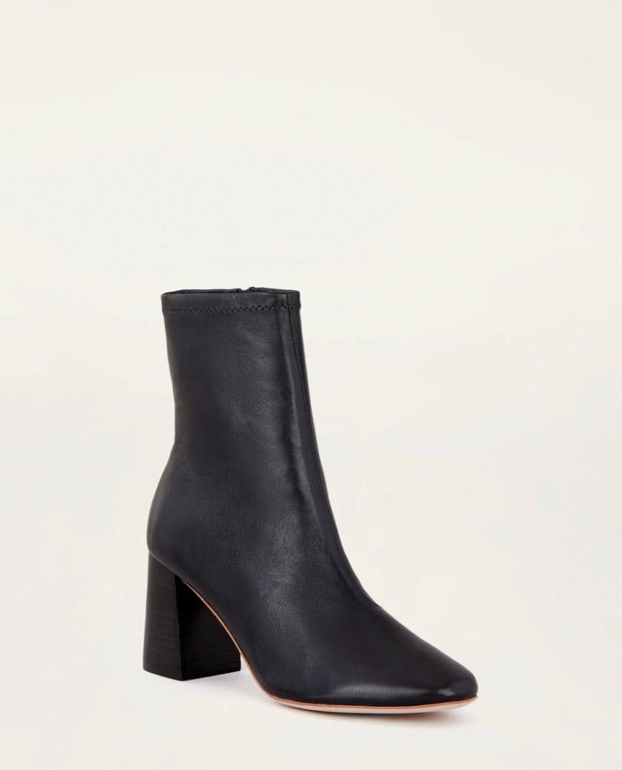 Women Loeffler Randall Boots | Elise Black Stretch Bootie