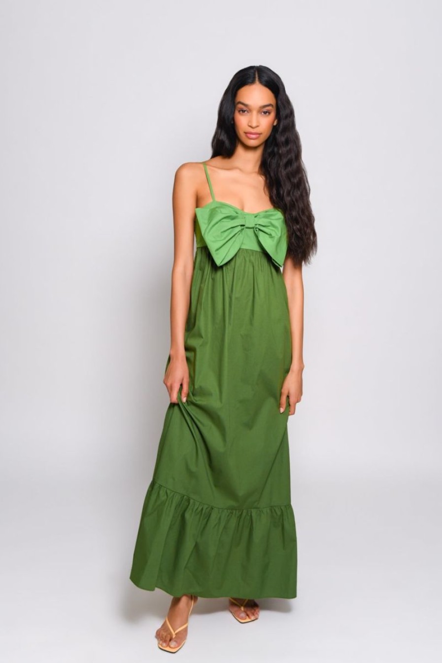 Women Hutch Dresses | Green Olani Dress