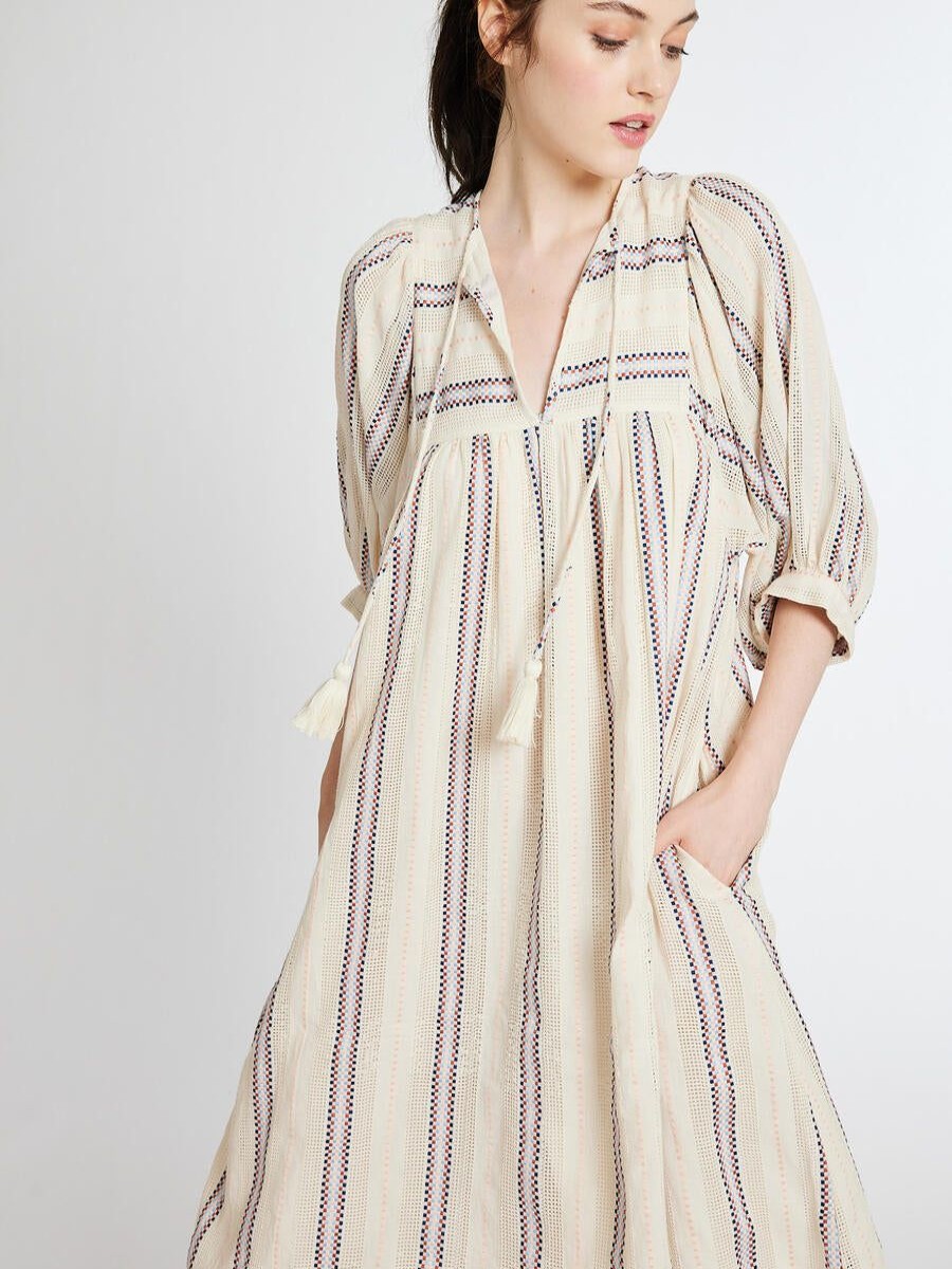 Women MILLE Dresses | Saffron Dress-O'Keefe Stripe