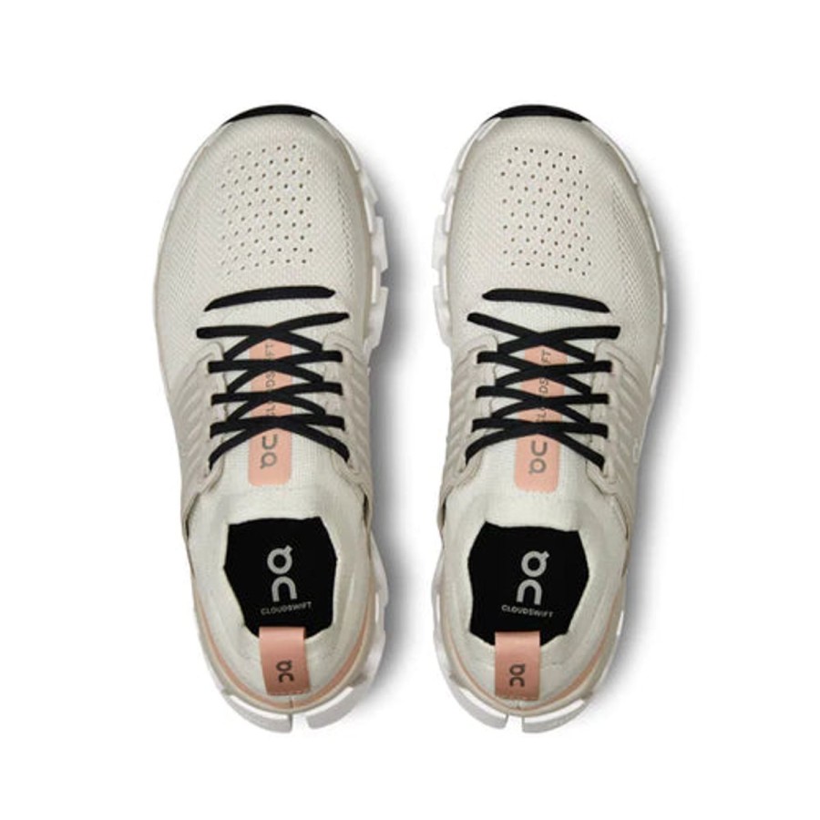 Women On Running Sneakers | Cloudswift 3-Ivory|Rose