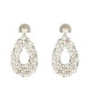 Women Deepa Gurnani Jewelry | Arabella Earrings In Ivory