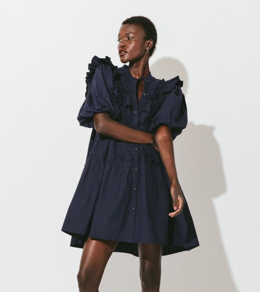 Women Cleobella Dresses | Tatiana Mini Dress-Navy