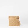 Women MZ Wallace Bags | Camel Metro Flat Crossbody