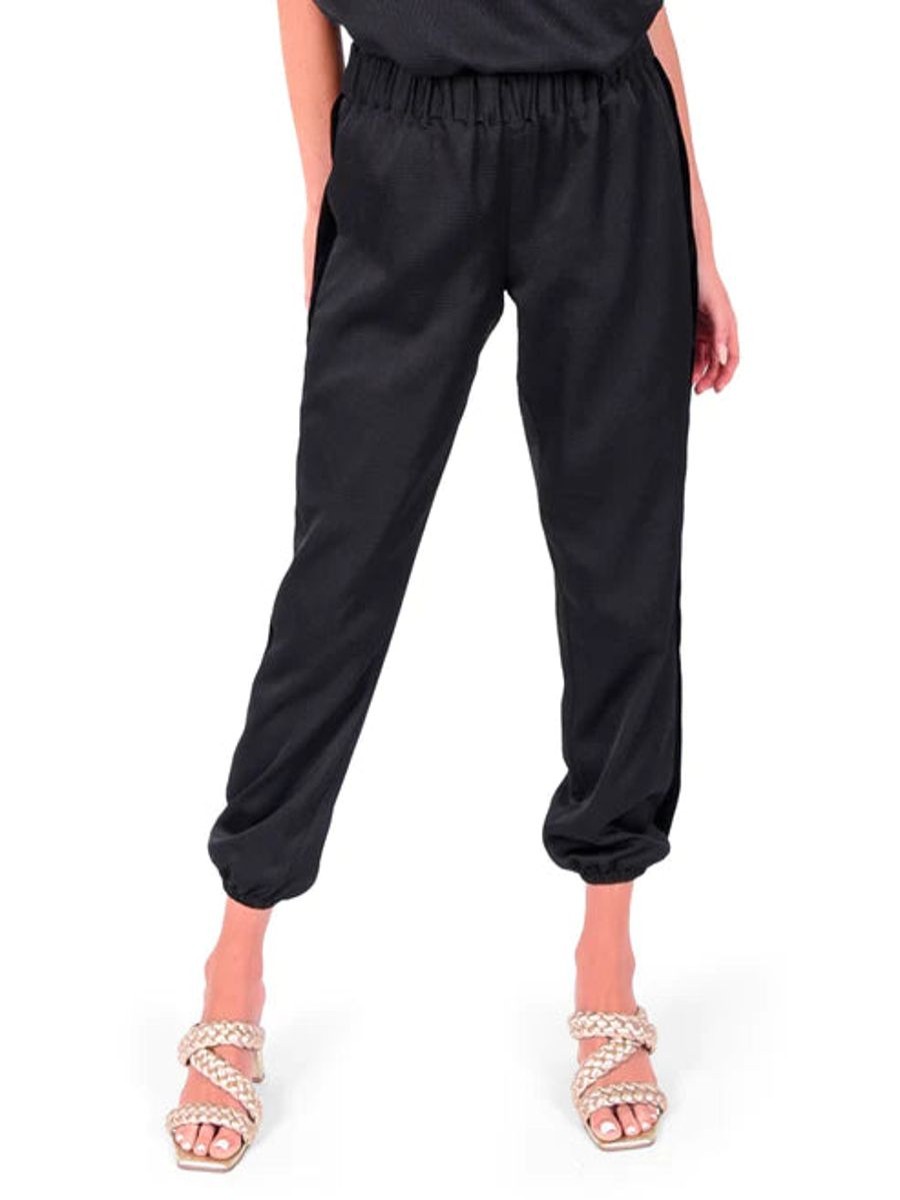 Women Emily McCarthy Denim & Pants | Downtown Jogger-Black Tuxedo