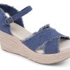 Women Chocolat Blu Heels & Wedges | Warda Wedge Sandal