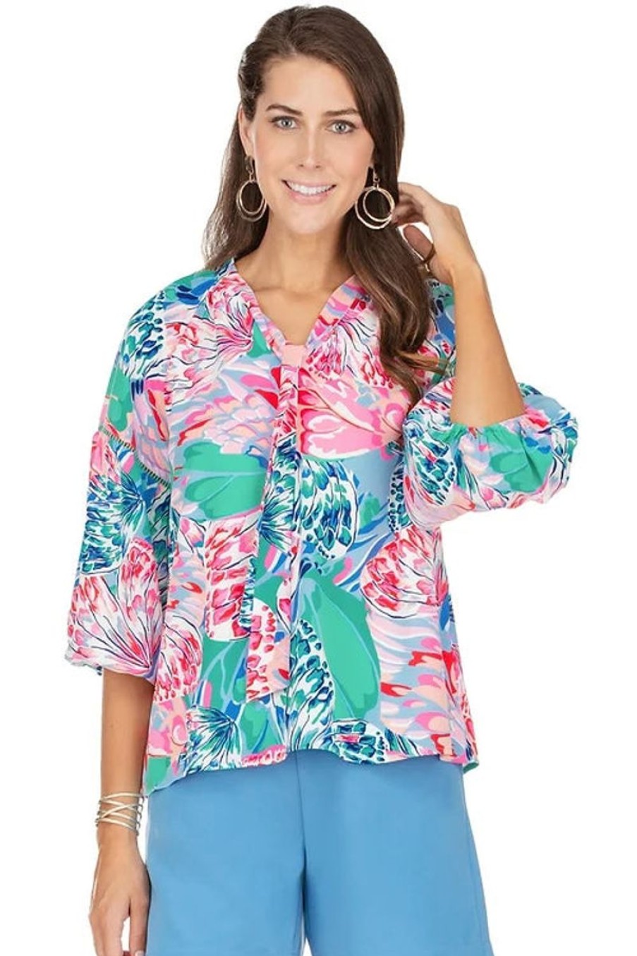 Women JADE Blouses | Butterflies Blouse