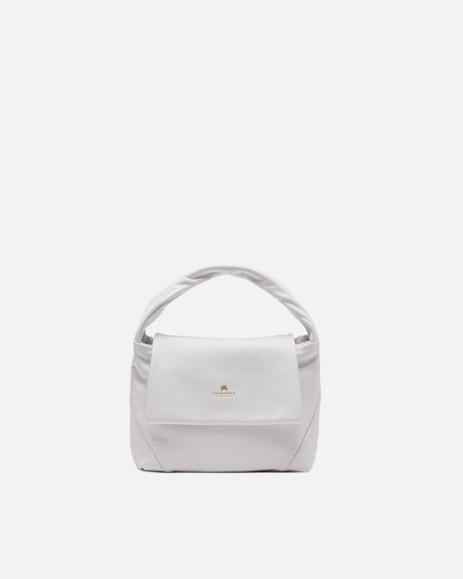 Women Cuoieria Fiorentina Bags | Small Messenger Bag In White