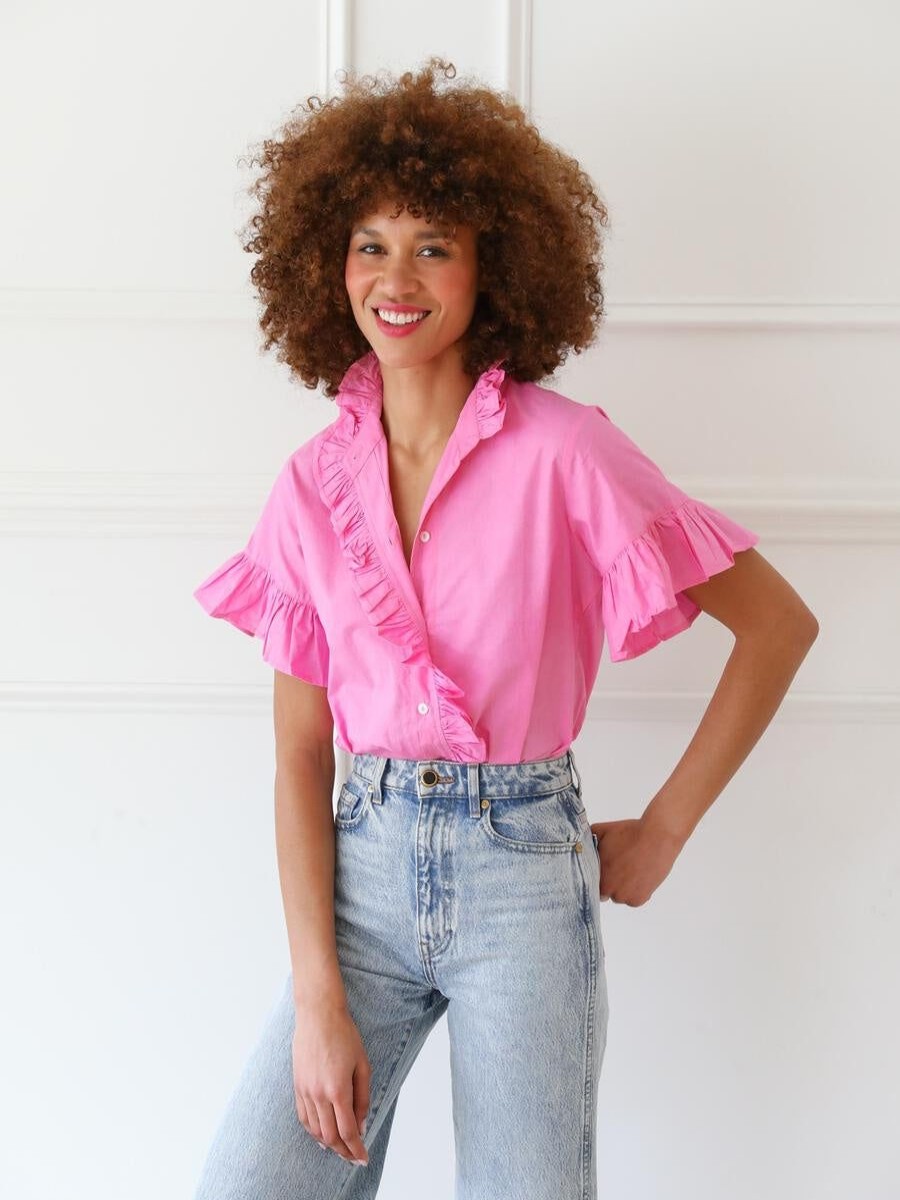 Women MILLE Blouses | Vanessa Top In Azalea