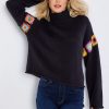 Women Lisa Todd Sweaters | In The Loop Sweater-Black