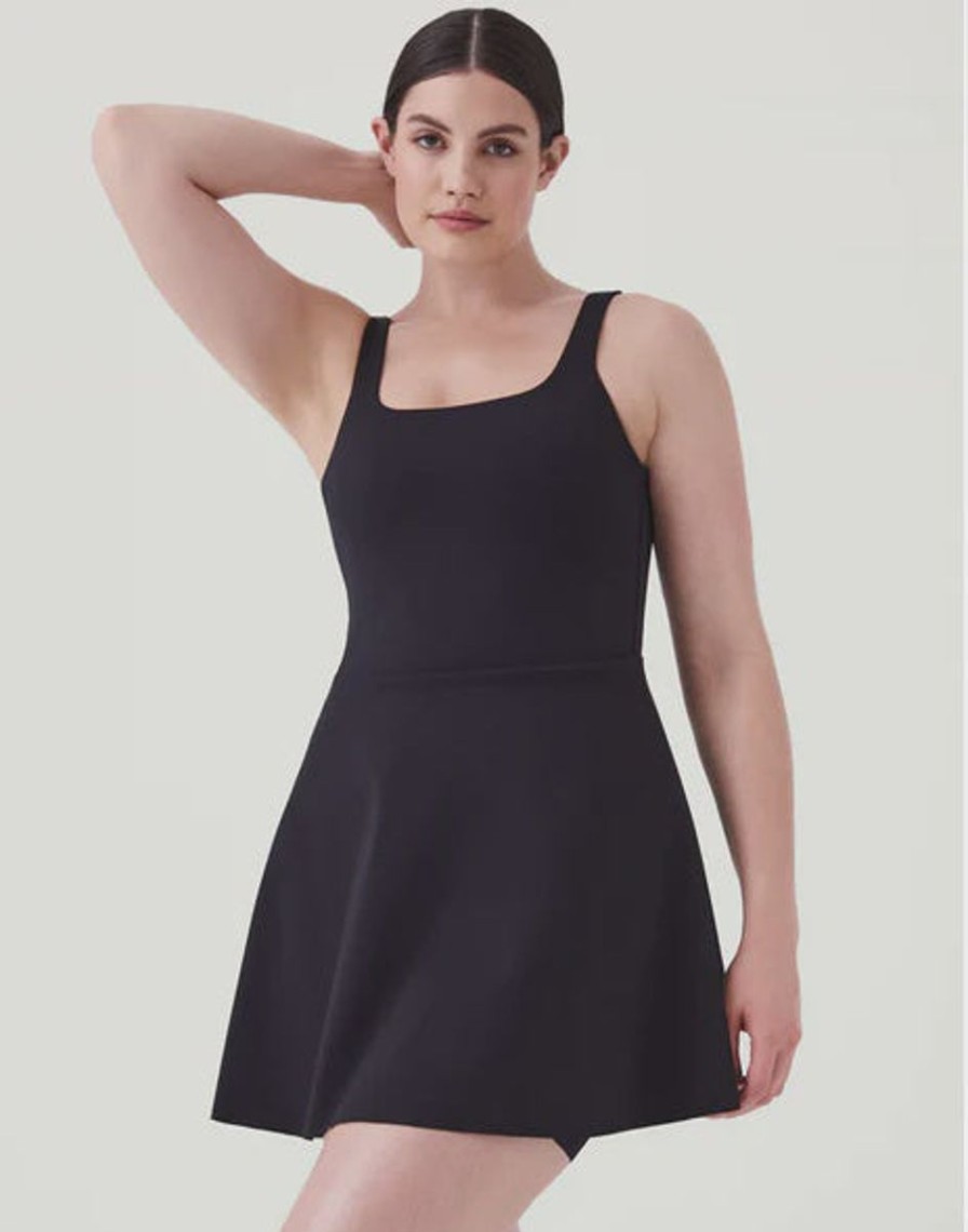 Women Spanx Dresses | The Get Moving Square Neck Tank Dress, 30.5"