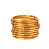 Women BuDhaGirl Jewelry | Gold All Weather Bangles