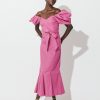 Women Cleobella Dresses | Malina Midi Dress-Bright Pink