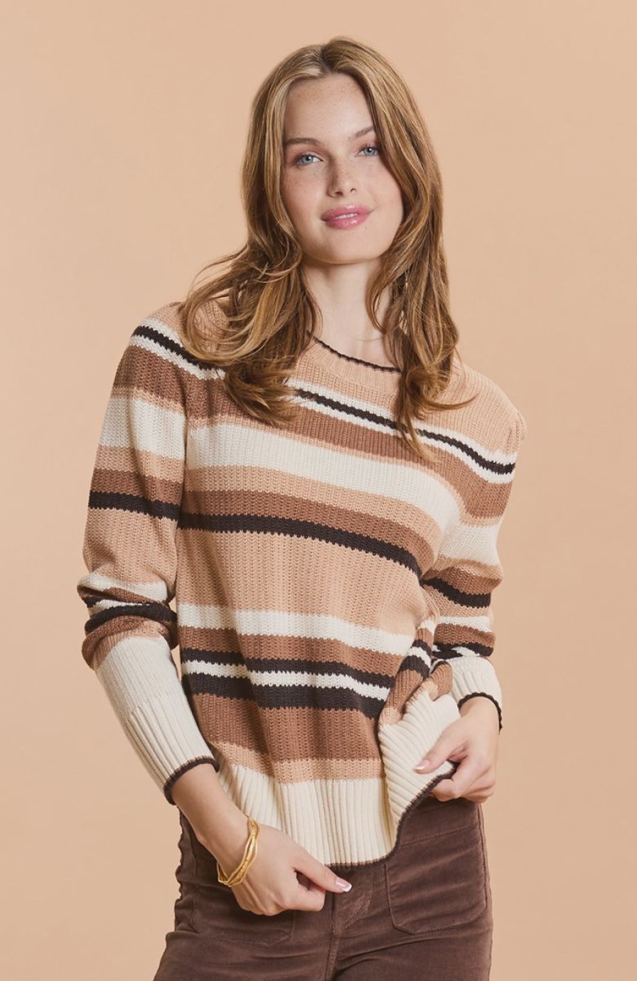 Women Tyler Boe Sweaters | Jullian Striped Sweater