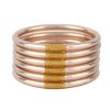 Women BuDhaGirl Jewelry | Champagne All Weather Bangles