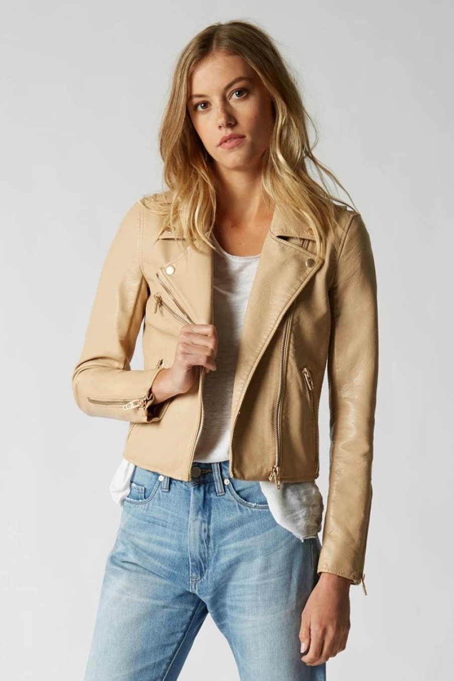 Women Blank NYC Outerwear | Natural Leather Jacket