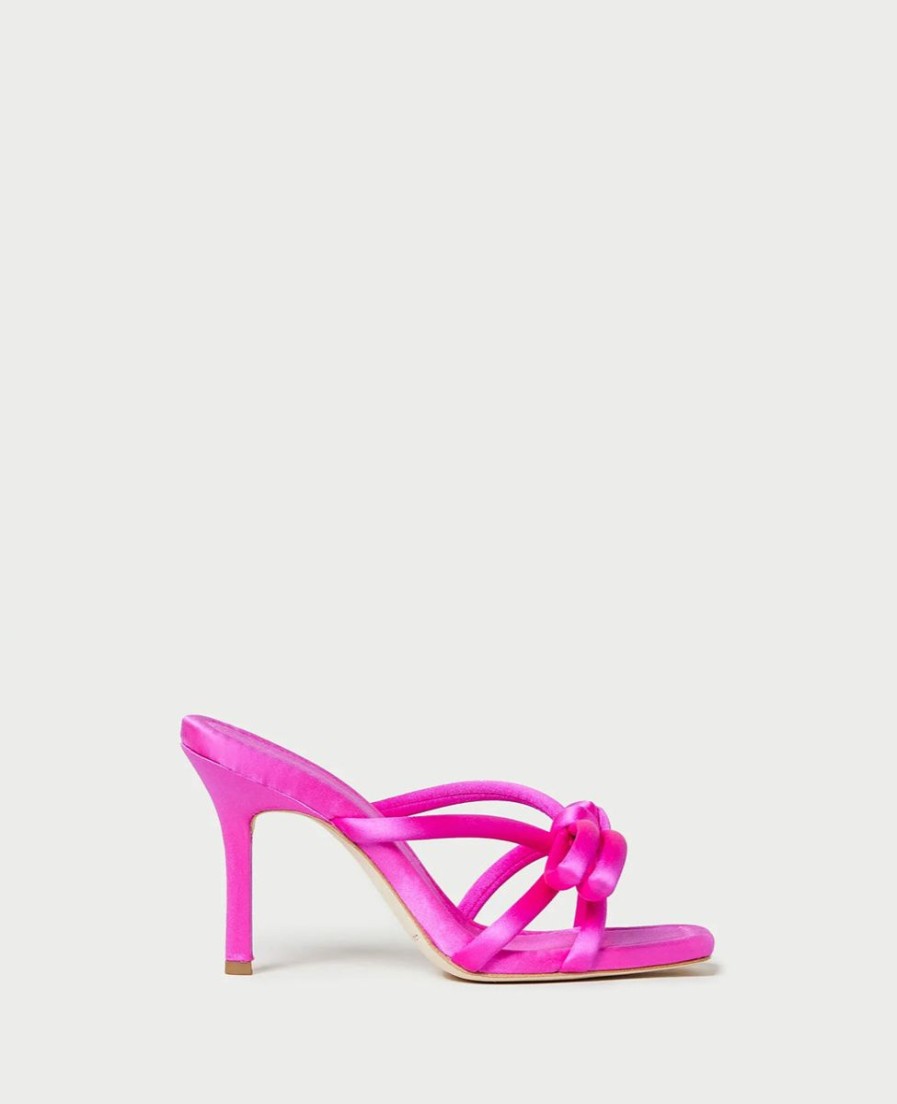 Women Loeffler Randall Heels & Wedges | Margi Fuchsia Bow Heel