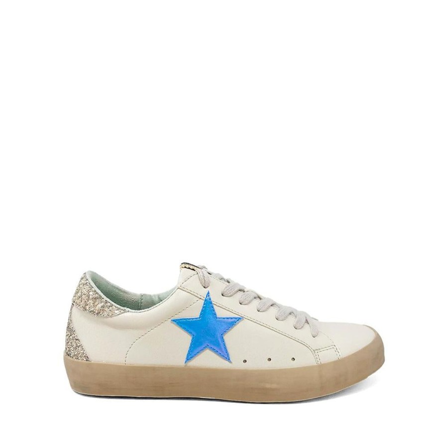 Women Shu Shop Sneakers | Paula Sneaker In Metallic Blue