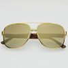 Women Freyrs Sunglasses | Carter-Tortoise/Gold Mirror