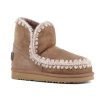 Women MOU Boots | Eskimo 18" Glitter Logo Boot-Pink Brown