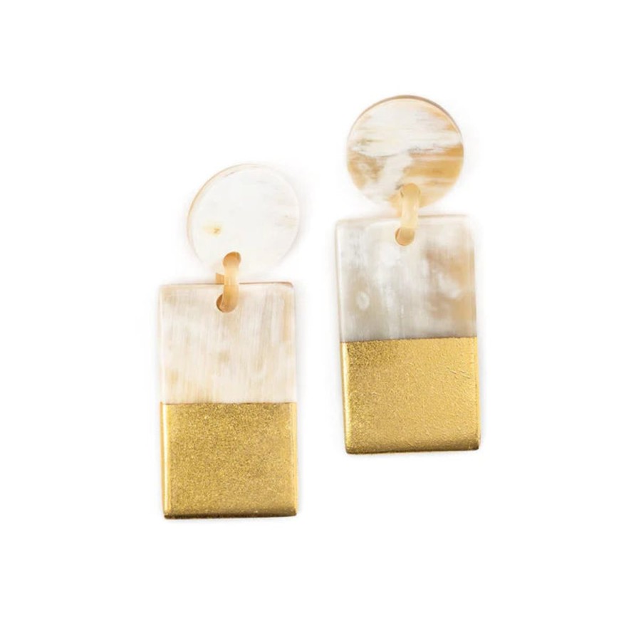 Women Sunshine Tienda Jewelry | Gold Dipped Statement Earrings