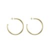 Women Sheila Fajl Jewelry | Petite Everybody'S Favorite Hoops In Brushed Silver